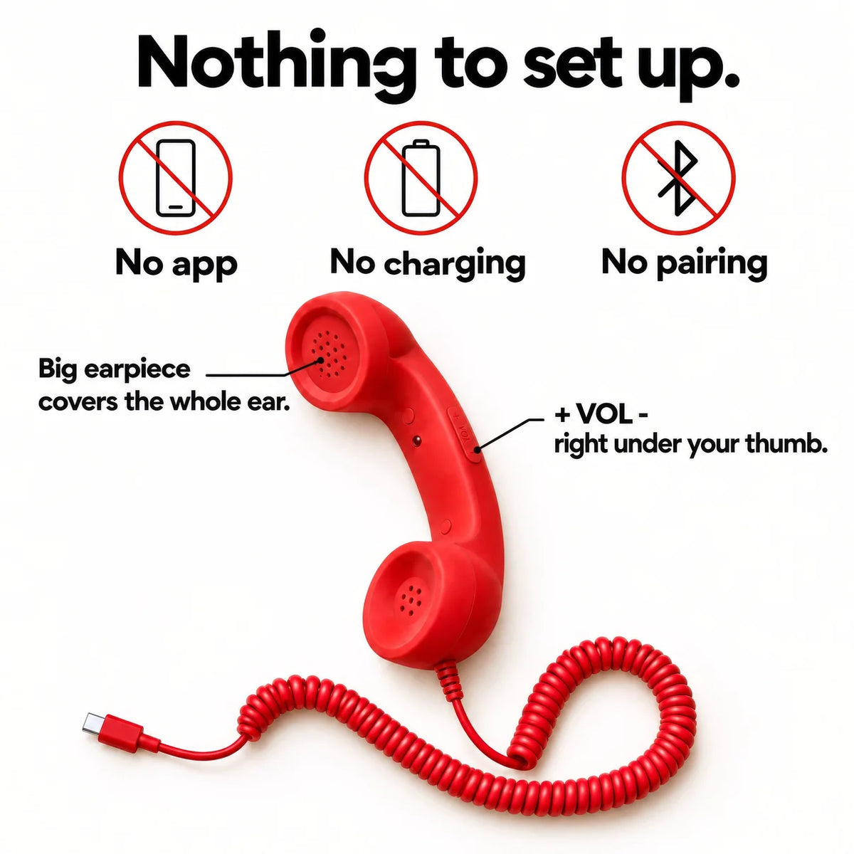Retro Phone Handset