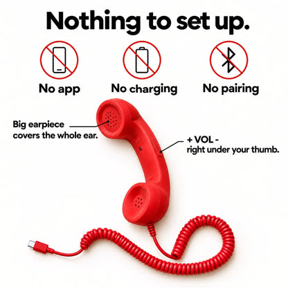 Retro Phone Handset